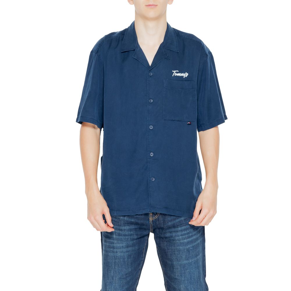 Tommy Hilfiger Jeans Blue Lyocell Shortsleeve $187.00 Tommy Hilfiger Jeans Luzworld