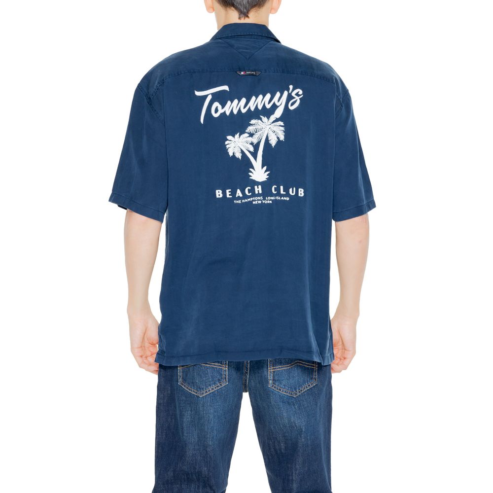 Tommy Hilfiger Jeans Blue Lyocell Shortsleeve $187.00 Tommy Hilfiger Jeans Luzworld