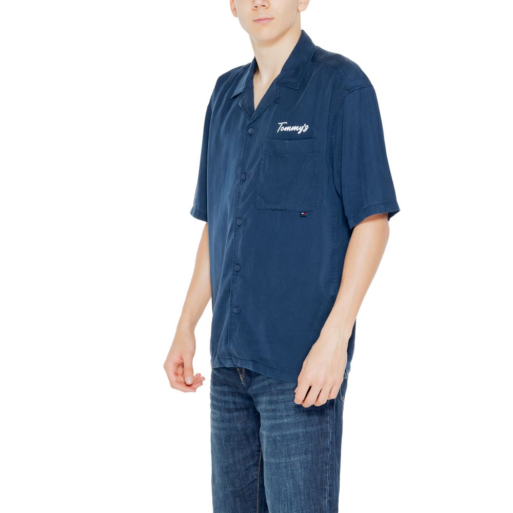 Tommy Hilfiger Jeans Blue Lyocell Shortsleeve $187.00 Tommy Hilfiger Jeans Luzworld