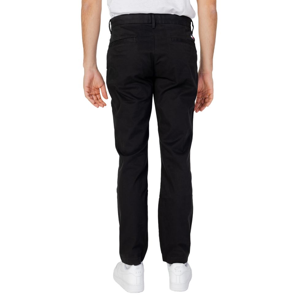 Tommy Hilfiger Jeans Black Organic Cotton Pant $213.00 Tommy Hilfiger Jeans Luzworld