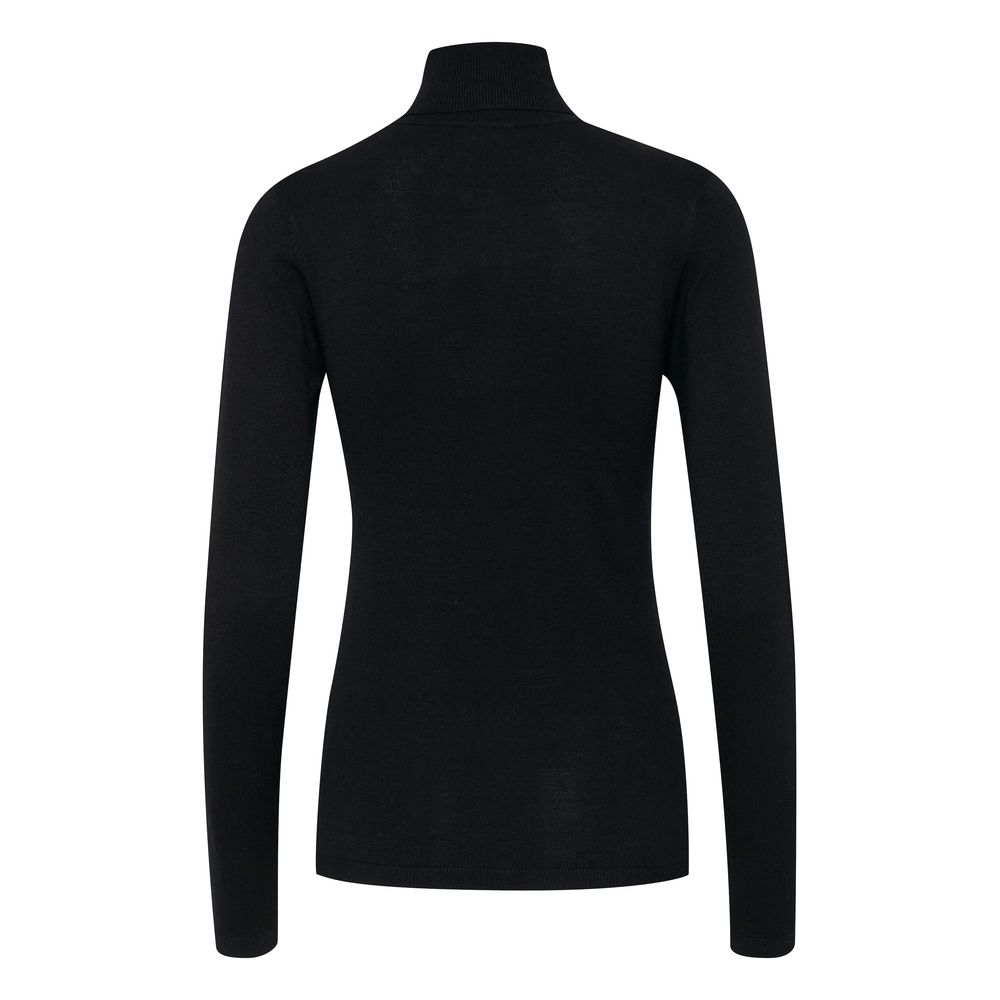 ICHI Black Viscose Turtleneck $117.00 ICHI Luzworld