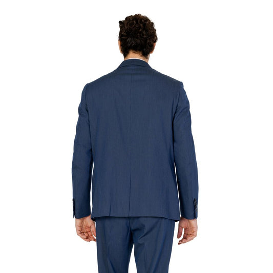 Antony Morato Blue Polyester Blazer $311.00 Antony Morato Luzworld