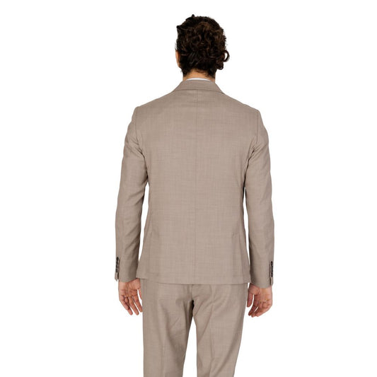 Antony Morato Beige Polyester Blazer $311.00 Antony Morato Luzworld