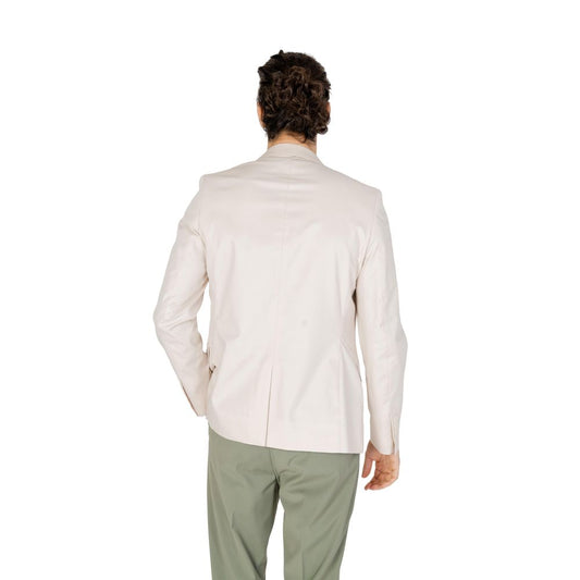 Antony Morato Cream Cotton Blazer $311.00 Antony Morato Luzworld