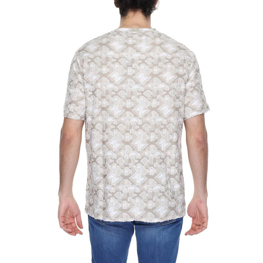 Antony Morato Beige Polyester T-Shirt $142.00 Antony Morato Luzworld