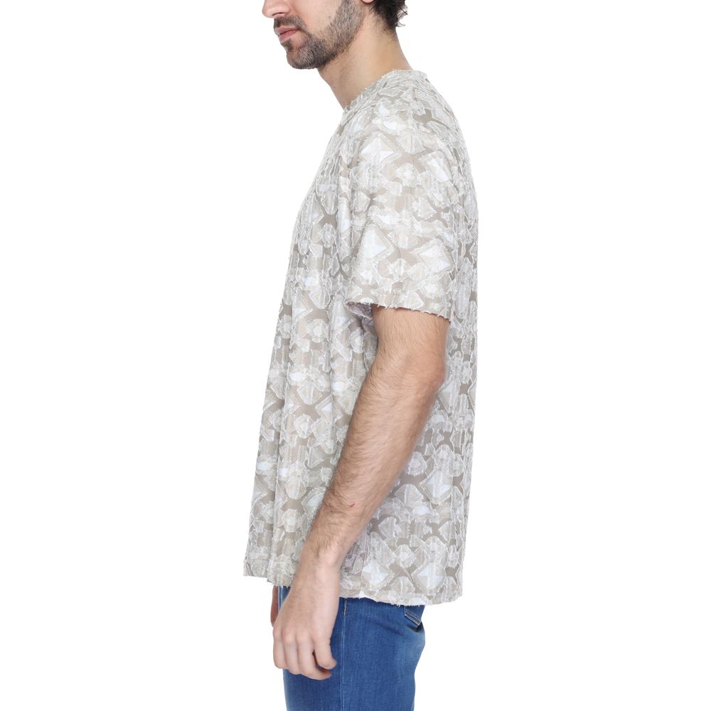 Antony Morato Beige Polyester T-Shirt $142.00 Antony Morato Luzworld