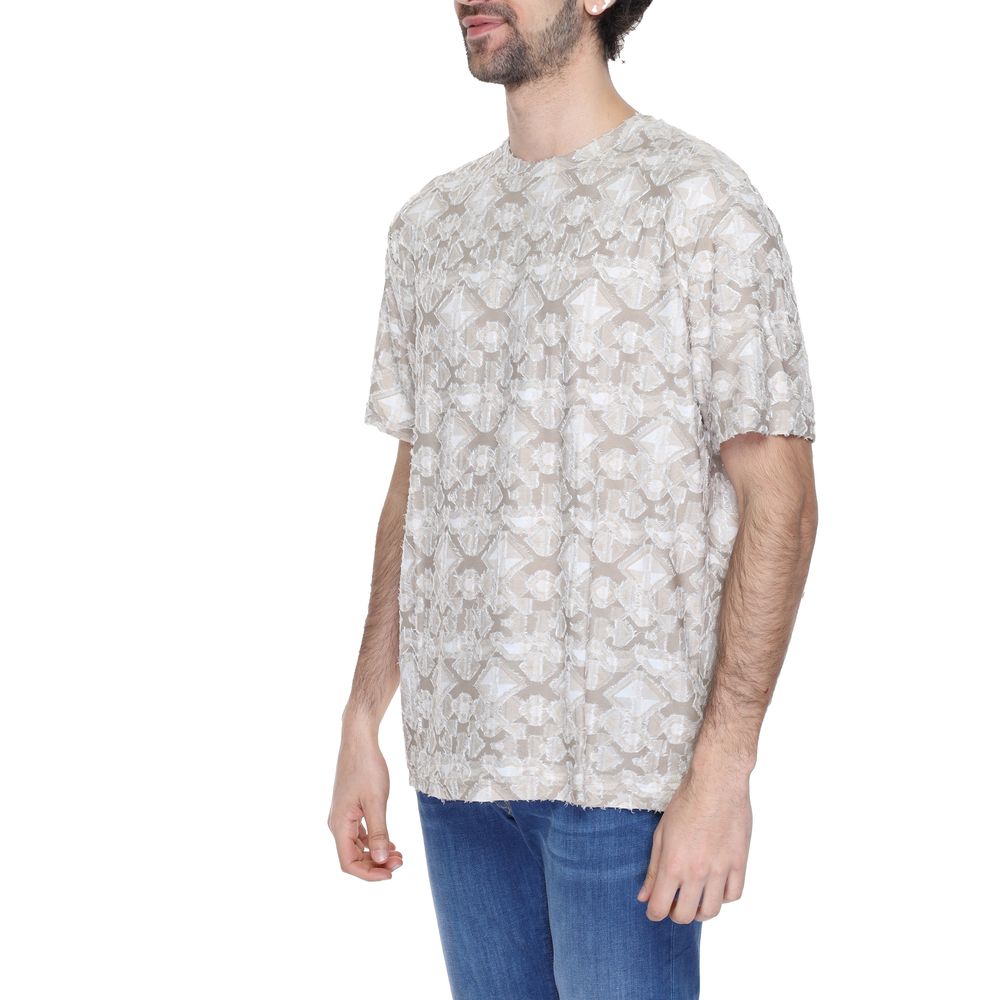 Antony Morato Beige Polyester T-Shirt $142.00 Antony Morato Luzworld