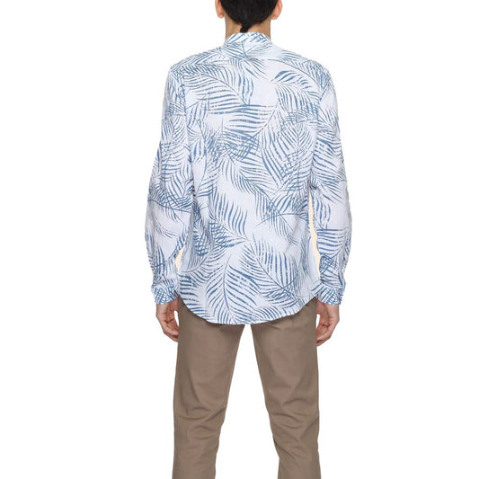 Antony Morato Blue Cotton Shirt $182.00 Antony Morato Luzworld