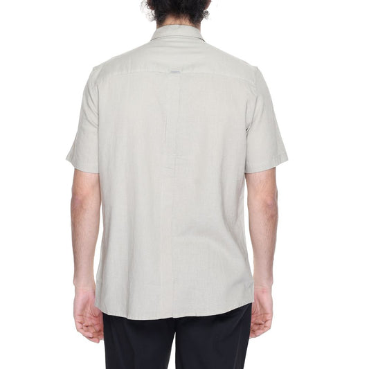 Antony Morato Beige Linen Shortsleeve $166.00 Antony Morato Luzworld