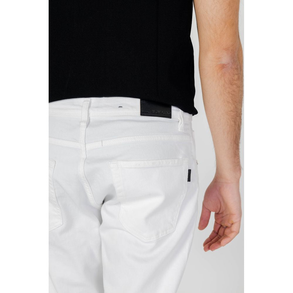 Antony Morato White Cotton Skinny Jean $207.00 Antony Morato Luzworld
