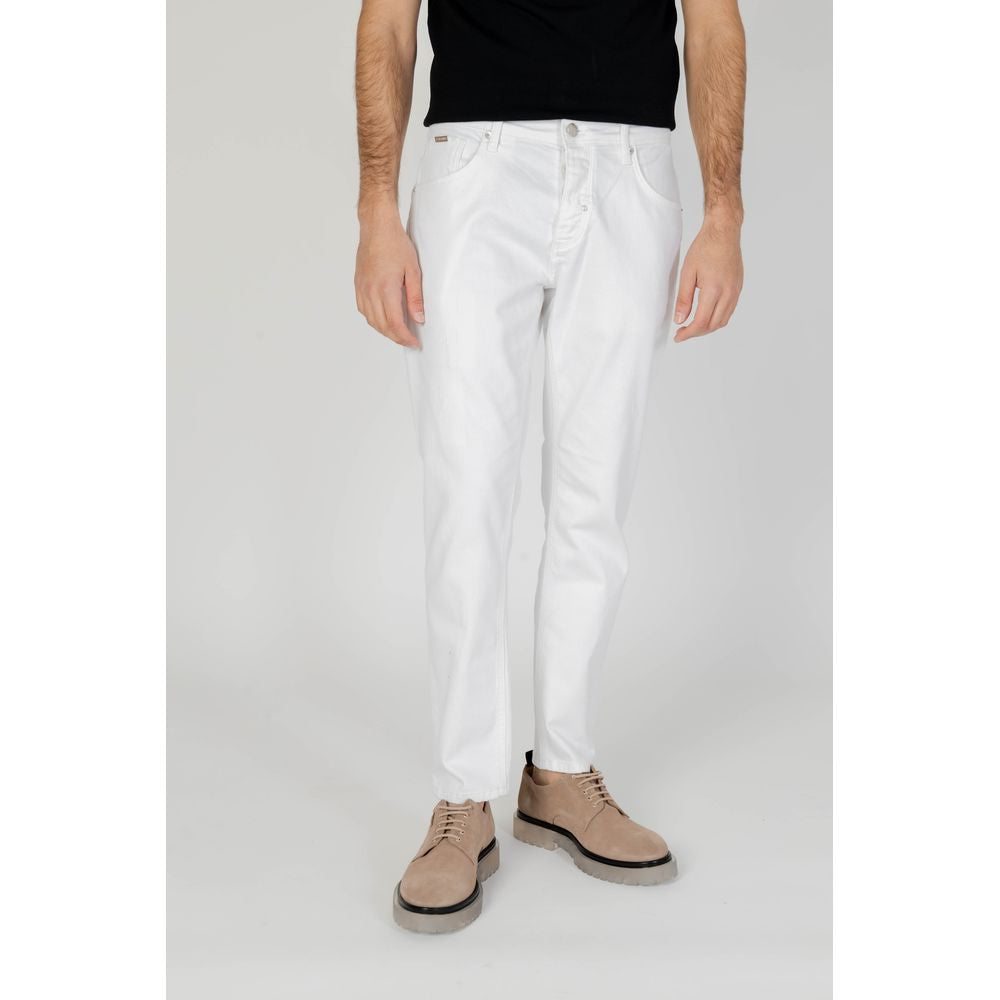 Antony Morato White Cotton Skinny Jean $207.00 Antony Morato Luzworld