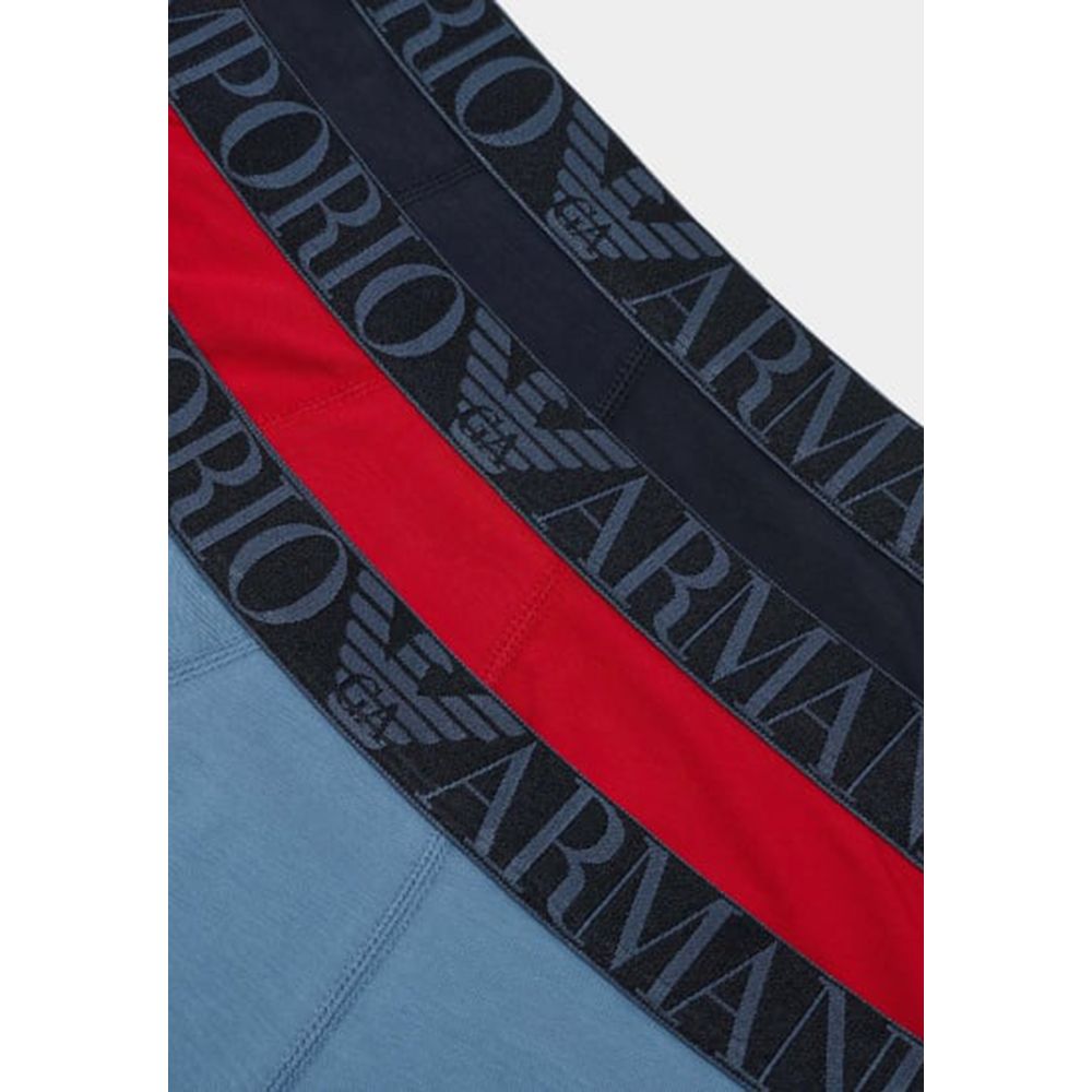 Emporio Armani Underwear Blue Cotton Underwear $145.00 Emporio Armani Underwear Luzworld