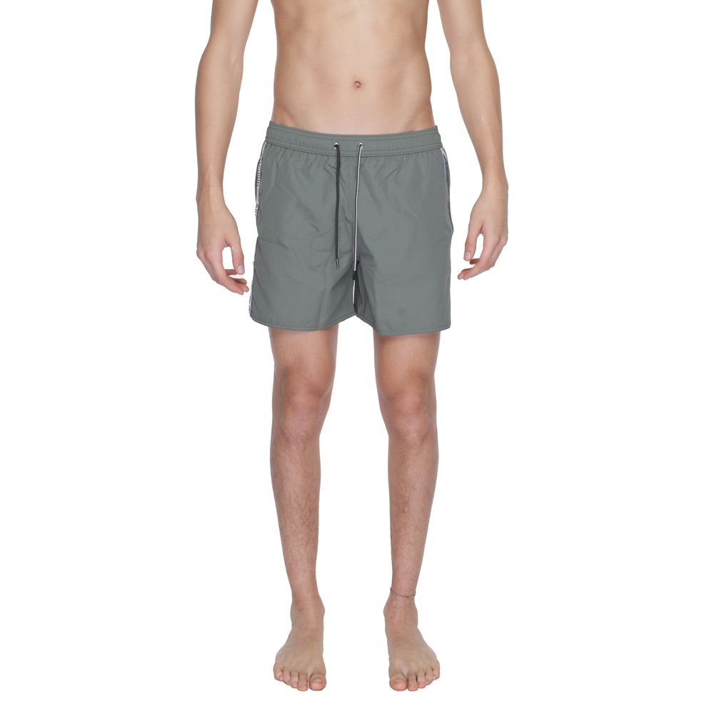 Emporio Armani Underwear Green Polyester Swim Short $189.00 Emporio Armani Underwear Luzworld