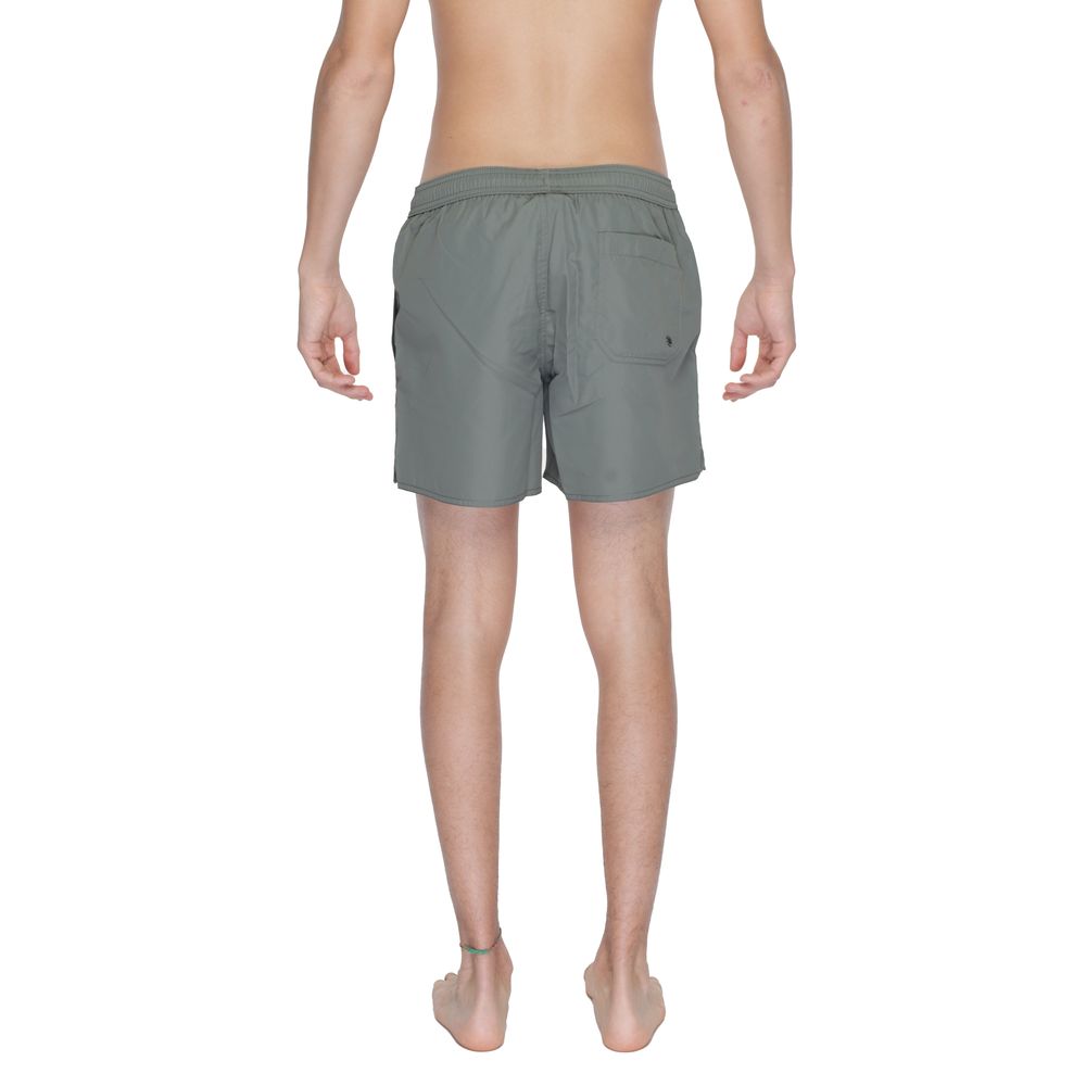 Emporio Armani Underwear Green Polyester Swim Short $189.00 Emporio Armani Underwear Luzworld
