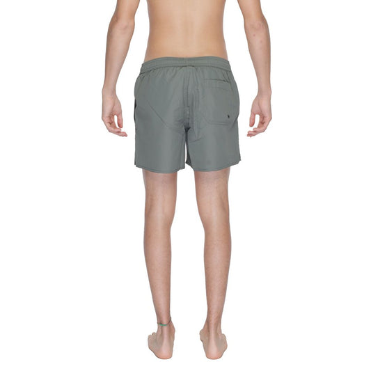 Emporio Armani Underwear Green Polyester Swim Short $189.00 Emporio Armani Underwear Luzworld