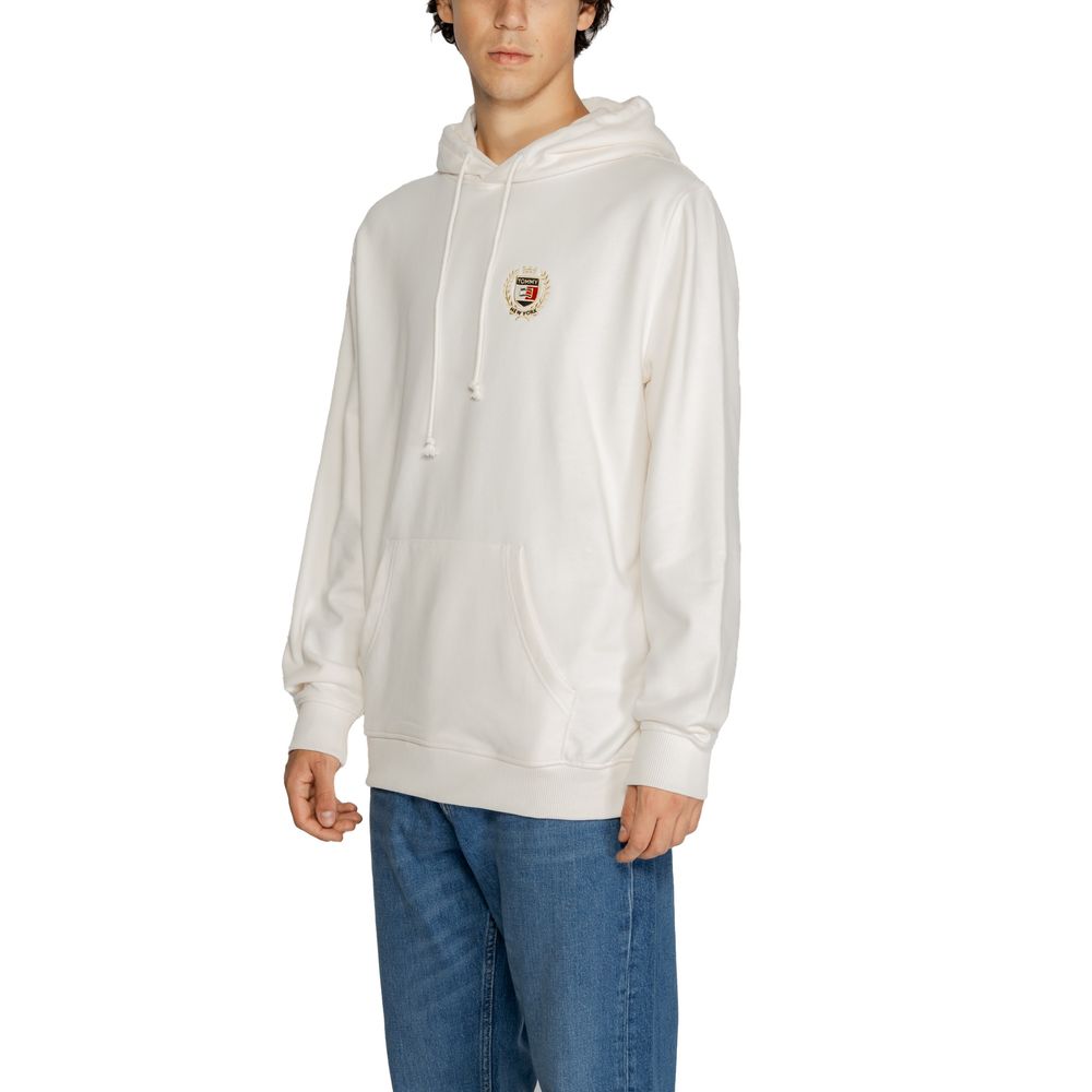 Tommy Hilfiger Jeans White Cotton Hoody $207.00 Tommy Hilfiger Jeans Luzworld