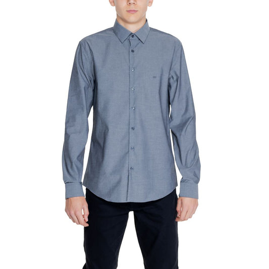 Calvin Klein Black Cotton Shirt $198.00 Calvin Klein Luzworld