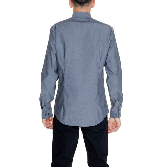 Calvin Klein Black Cotton Shirt $198.00 Calvin Klein Luzworld