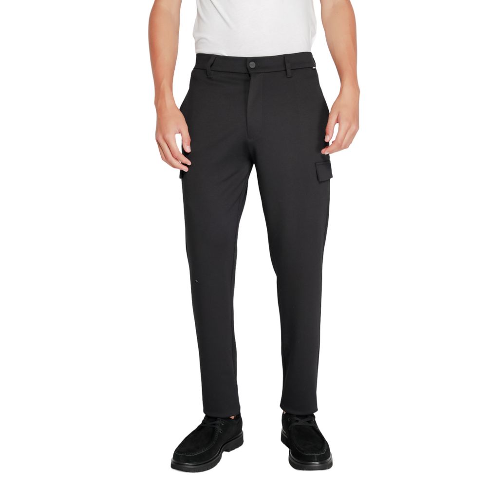 Calvin Klein Black Recycled Polyester Joggers Workout Pant $251.00 Calvin Klein Luzworld