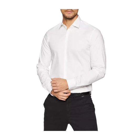 Calvin Klein White Cotton Shirt $187.00 Calvin Klein Luzworld