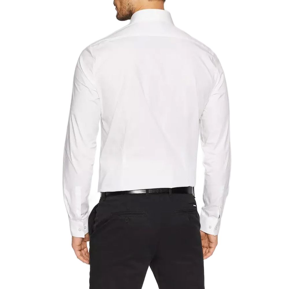 Calvin Klein White Cotton Shirt $187.00 Calvin Klein Luzworld