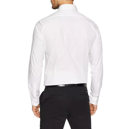Calvin Klein White Cotton Shirt $187.00 Calvin Klein Luzworld