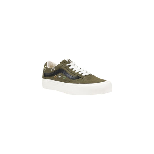 Vans Green Leather Sneaker $201.00 Vans Luzworld