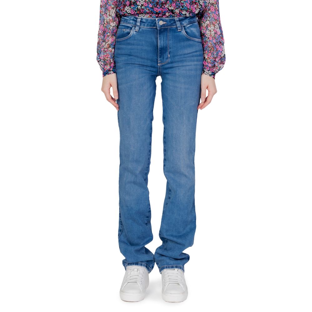 Guess Light Blue Organic Cotton Mom Jean