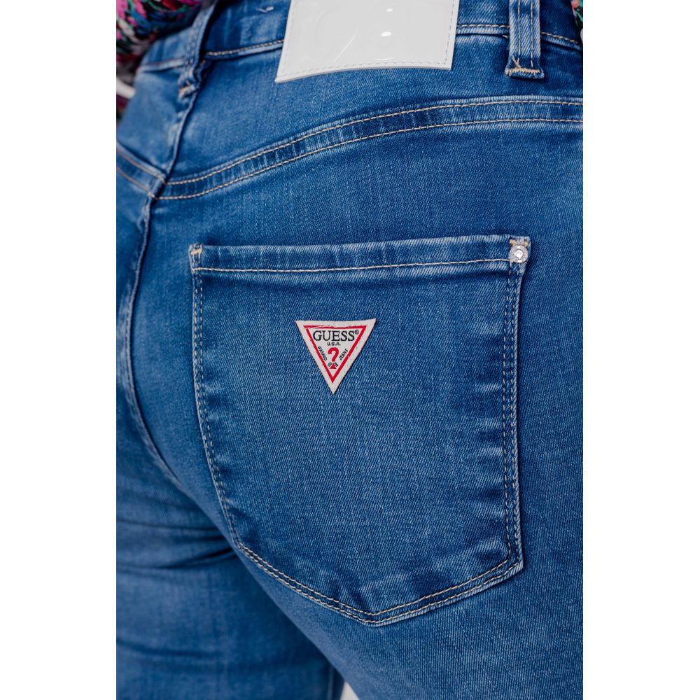 Guess Light Blue Organic Cotton Mom Jean