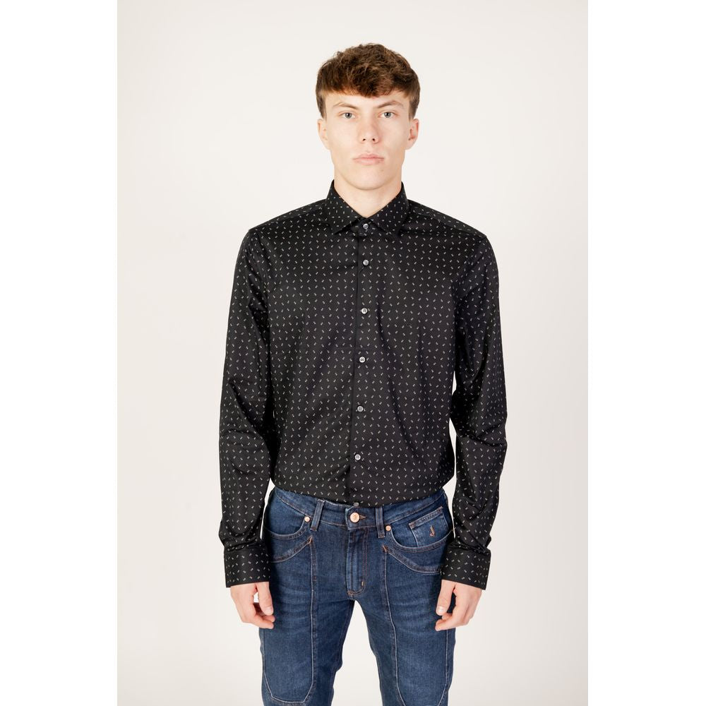 Calvin Klein Black Cotton Shirt $200.00 Calvin Klein Luzworld
