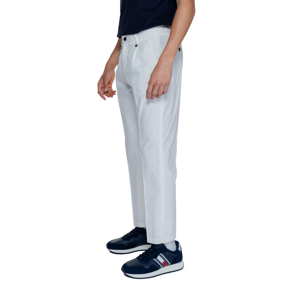 Antony Morato White Cotton Pant $207.00 Antony Morato Luzworld
