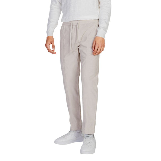 Antony Morato Beige Polyester Pant $206.00 Antony Morato Luzworld