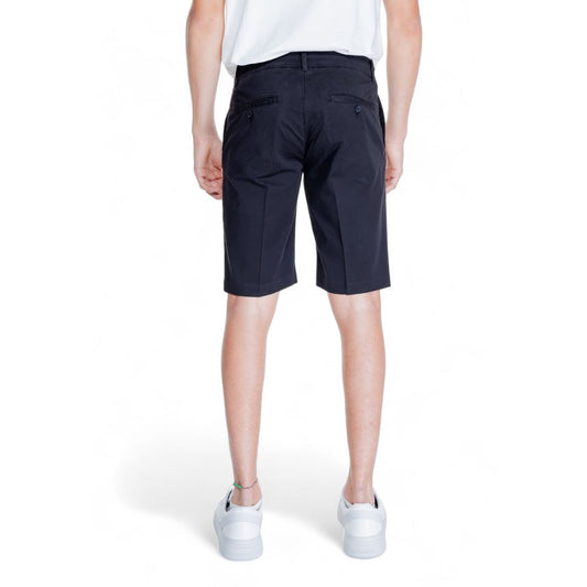 Antony Morato Black Cotton Bermuda $182.00 Antony Morato Luzworld