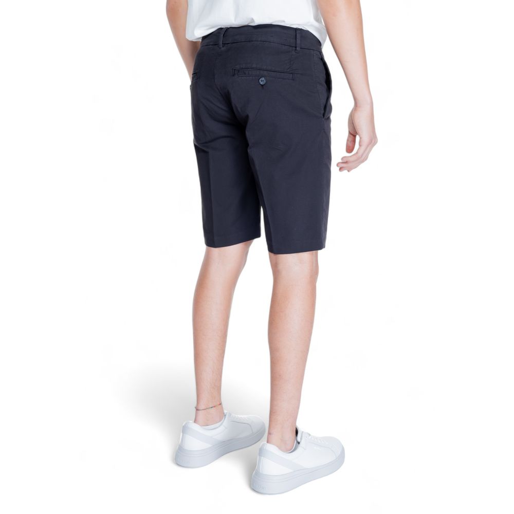 Antony Morato Black Cotton Bermuda