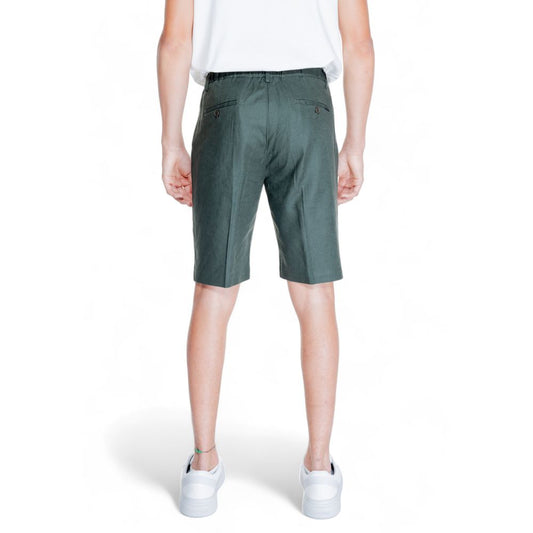 Antony Morato Green Linen Bermuda $194.00 Antony Morato Luzworld