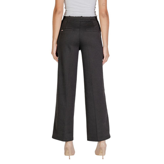 Street One Black Polyester Pant $188.00 Street One Luzworld