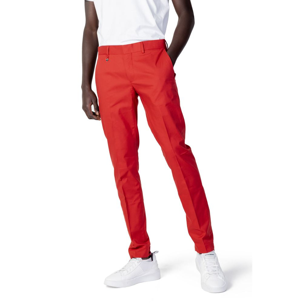 Antony Morato Red Cotton Pant $207.00 Antony Morato Luzworld
