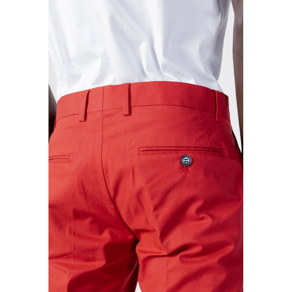 Antony Morato Red Cotton Pant $207.00 Antony Morato Luzworld