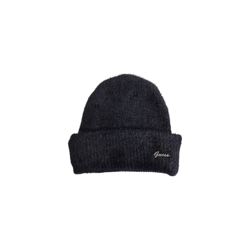 Guess Black Cotton Caps Baseball Hat