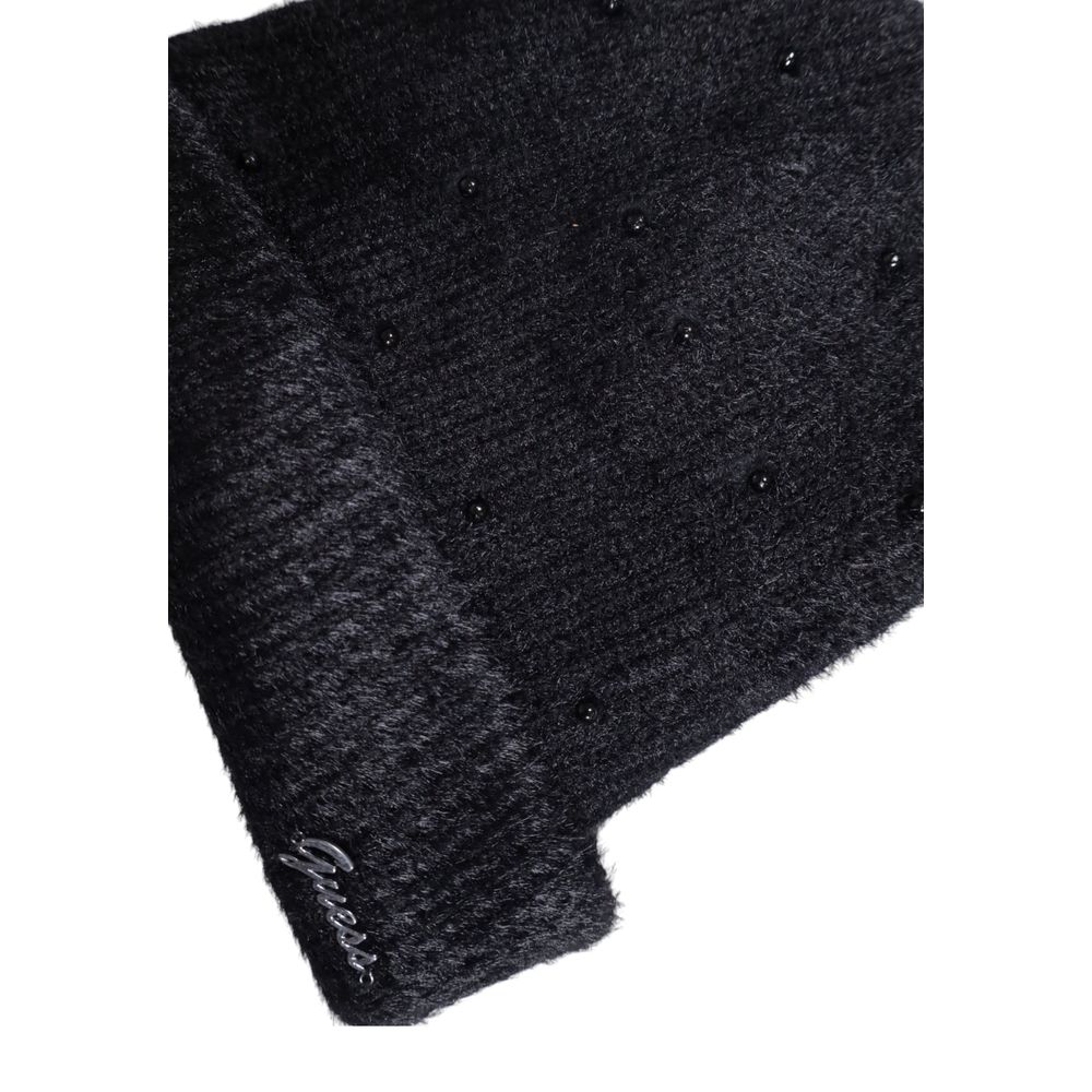 Guess Black Cotton Caps Baseball Hat