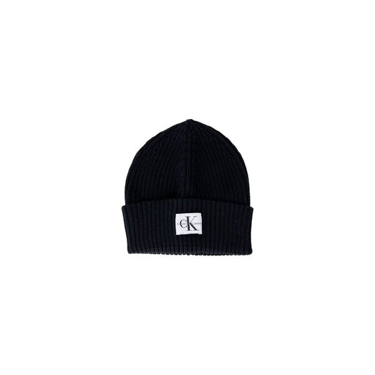 Calvin Klein Jeans Black Wool Caps Baseball Hat $130.00 Calvin Klein Jeans Luzworld
