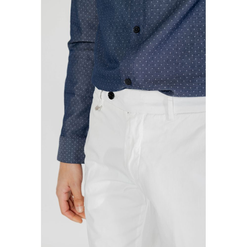 Antony Morato Cream Cotton Skinny Pant $194.00 Antony Morato Luzworld