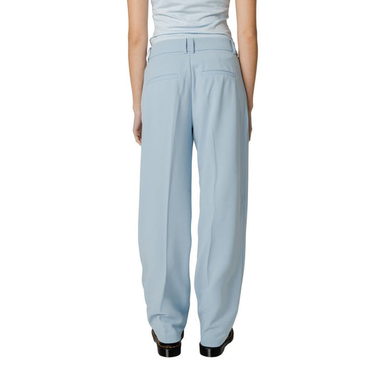 Only Blue Polyester Pant $127.00 Only Luzworld