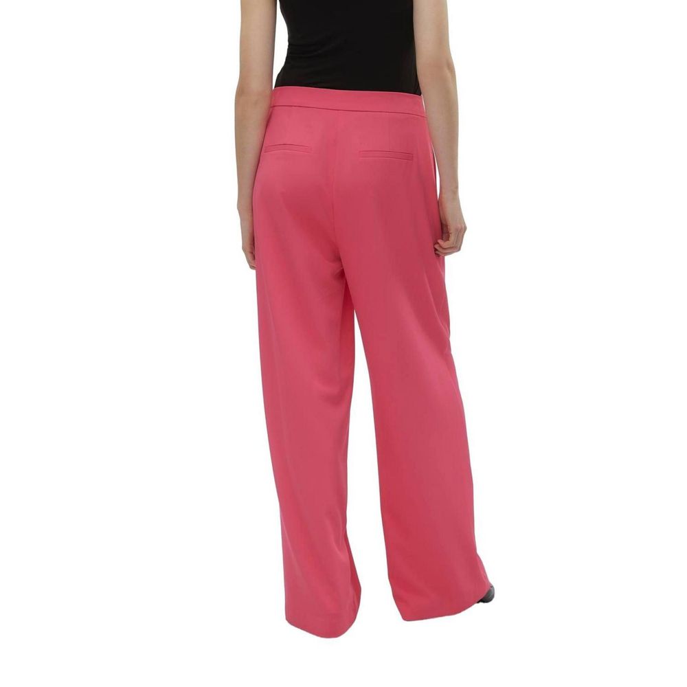 Vero Moda Pink Polyester Pant $143.00 Vero Moda Luzworld