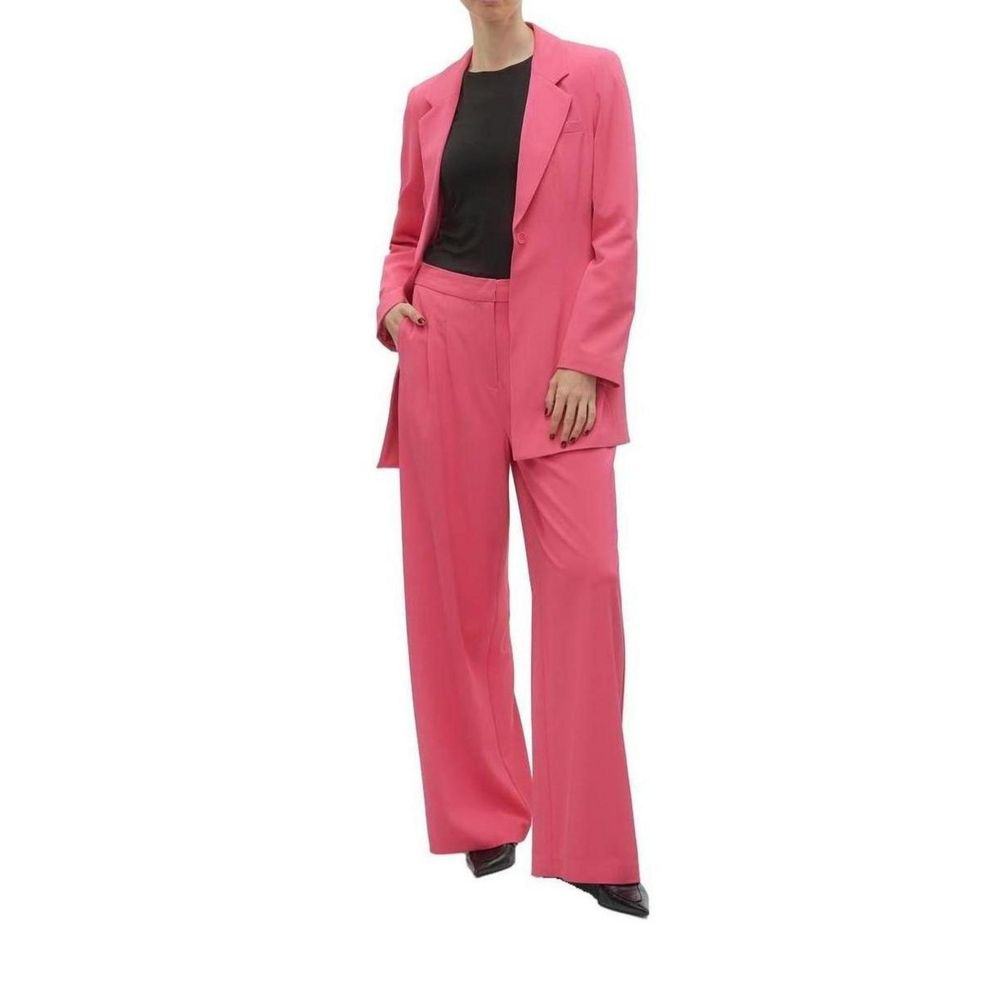 Vero Moda Pink Polyester Pant $143.00 Vero Moda Luzworld