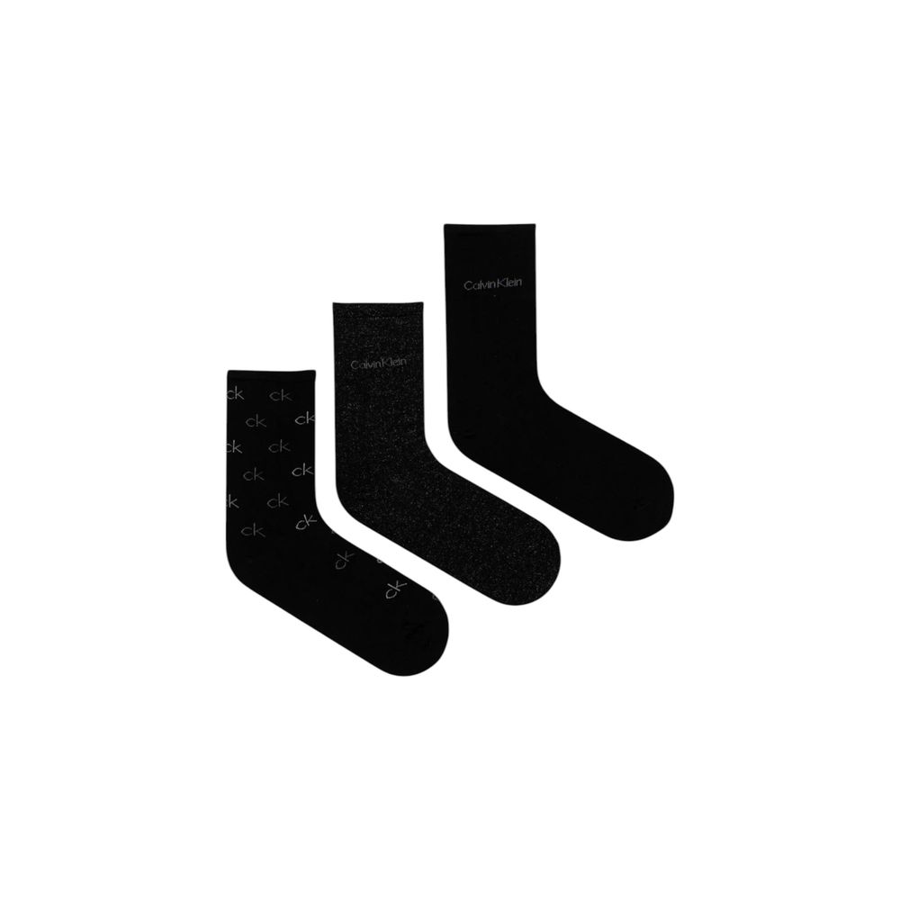 Calvin Klein Black Cotton Sock $116.00 Calvin Klein Luzworld