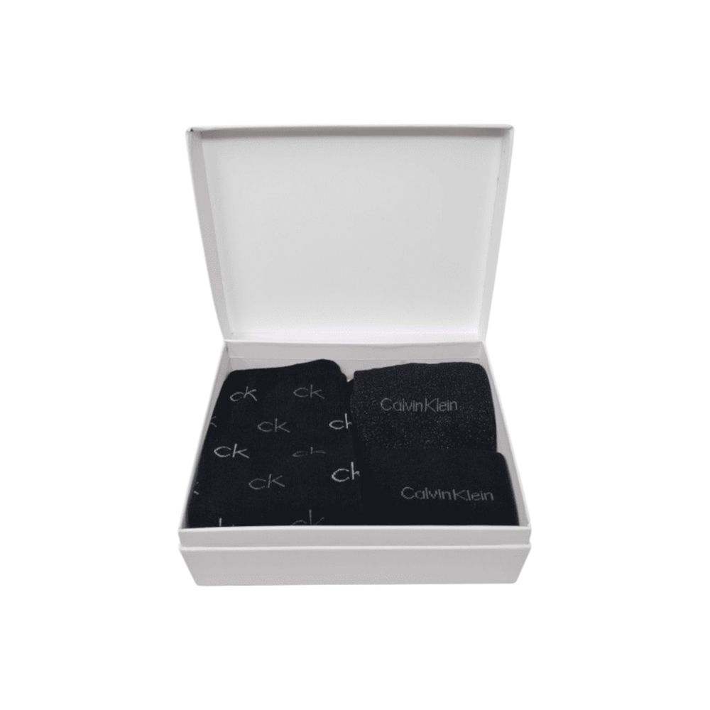 Calvin Klein Black Cotton Sock $116.00 Calvin Klein Luzworld