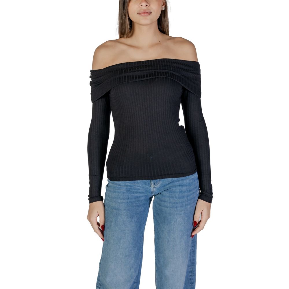 Jacqueline De Yong Black Viscose Sportswear $113.00 Jacqueline De Yong Luzworld