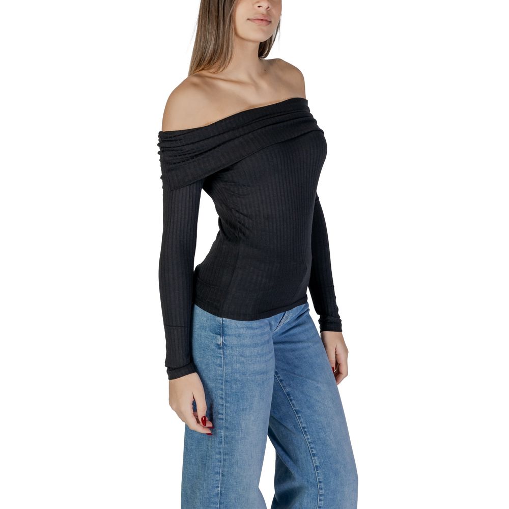 Jacqueline De Yong Black Viscose Sportswear $113.00 Jacqueline De Yong Luzworld
