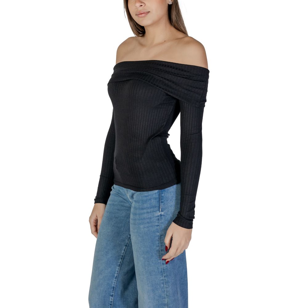 Jacqueline De Yong Black Viscose Sportswear $113.00 Jacqueline De Yong Luzworld